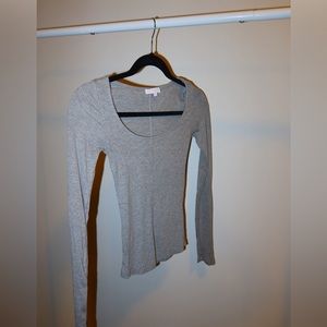 Free People ribbed lounge top